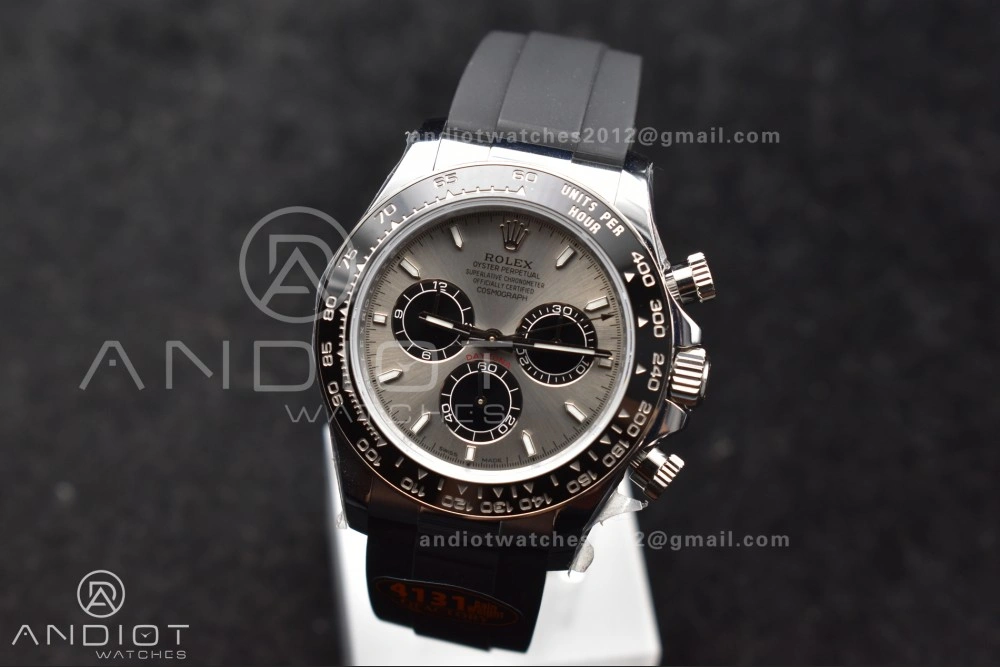 Daytona 126519 QF 1:1 Best Edition Gray Black Dial on Oysterflex Strap SH4131 V6 (Weighted)