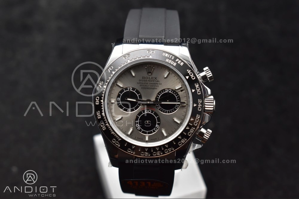 Daytona 126519 QF 1:1 Best Edition Gray Black Dial on Oysterflex Strap SH4131 V6 (Weighted)