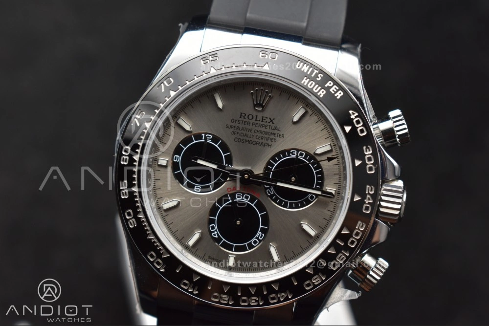 Daytona 126519 QF 1:1 Best Edition Gray Black Dial on Oysterflex Strap SH4131 V6 (Weighted)