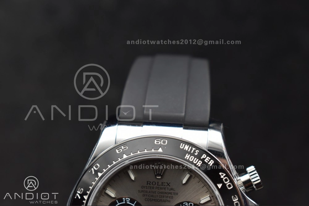 Daytona 126519 QF 1:1 Best Edition Gray Black Dial on Oysterflex Strap SH4131 V6 (Weighted)