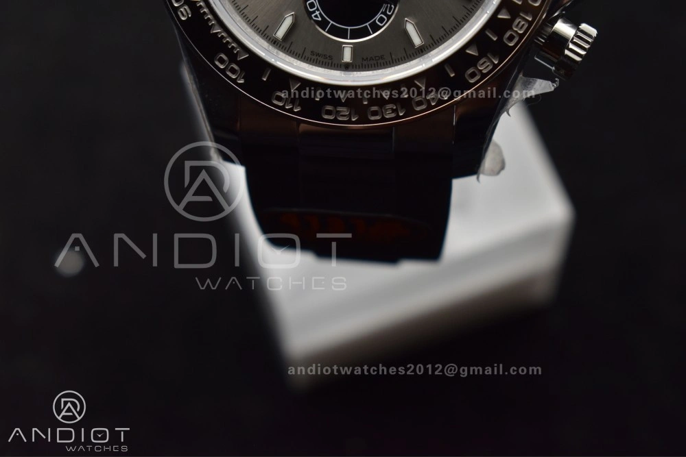 Daytona 126519 QF 1:1 Best Edition Gray Black Dial on Oysterflex Strap SH4131 V6 (Weighted)