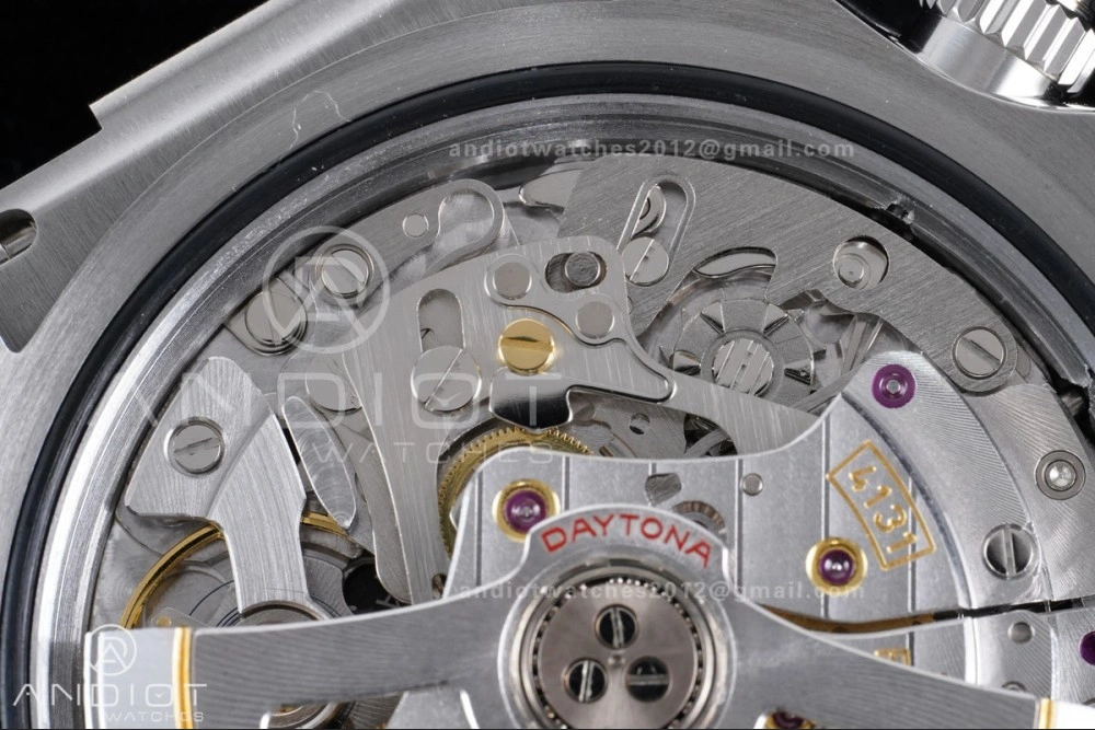 Daytona 126519 VSF 1:1 Best Edition Black Silver Diamonds Dial on Oysterflex Strap VS4131 V2 (Weighted)