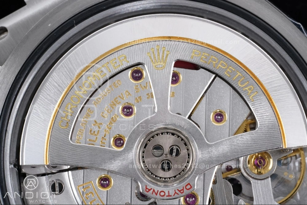 Daytona 126519 VSF 1:1 Best Edition Black Silver Diamonds Dial on Oysterflex Strap VS4131 V2 (Weighted)