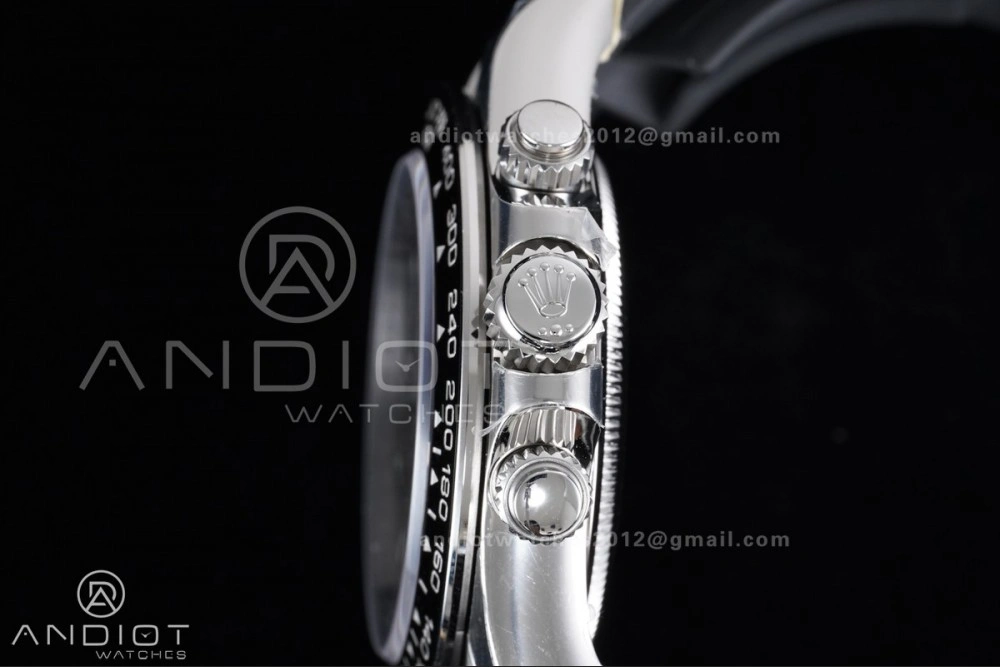 Daytona 126519 VSF 1:1 Best Edition Black Silver Stick Dial on Oysterflex Strap VS4131 V2 (Weighted)