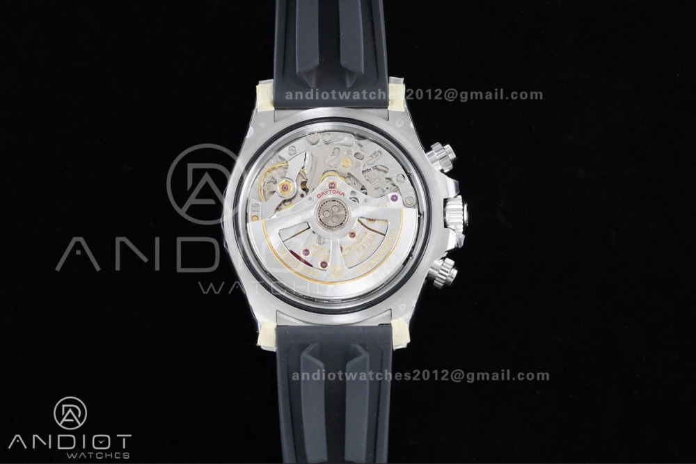 Daytona 126519 VSF 1:1 Best Edition Black Silver Stick Dial on Oysterflex Strap VS4131 V2 (Weighted)