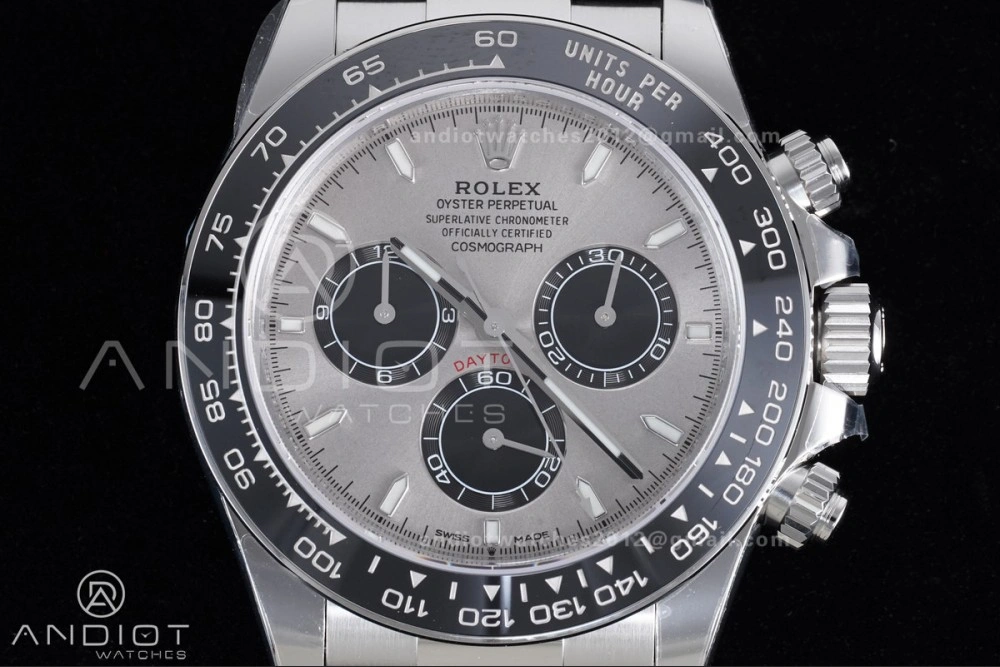 Daytona 126519 VSF 1:1 Best Edition Gray Black Dial on Oysterflex Strap VS4131 V2 (Weighted)