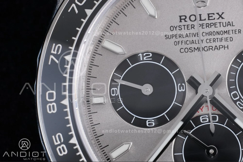 Daytona 126519 VSF 1:1 Best Edition Gray Black Dial on Oysterflex Strap VS4131 V2 (Weighted)