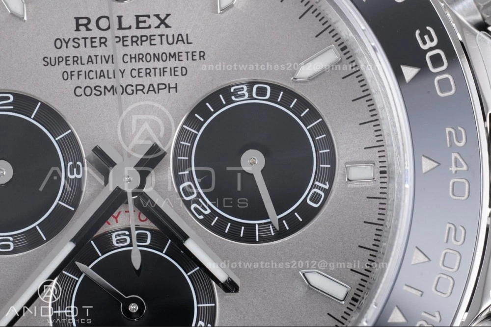 Daytona 126519 VSF 1:1 Best Edition Gray Black Dial on Oysterflex Strap VS4131 V2 (Weighted)