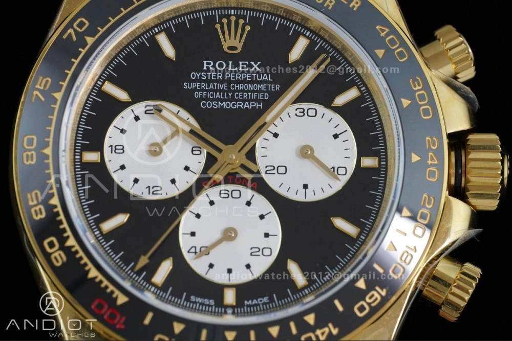 Daytona 126528LN Le Mans QF 1:1 Best Edition on YG Bracelet QF4132 V9 (Weighted)