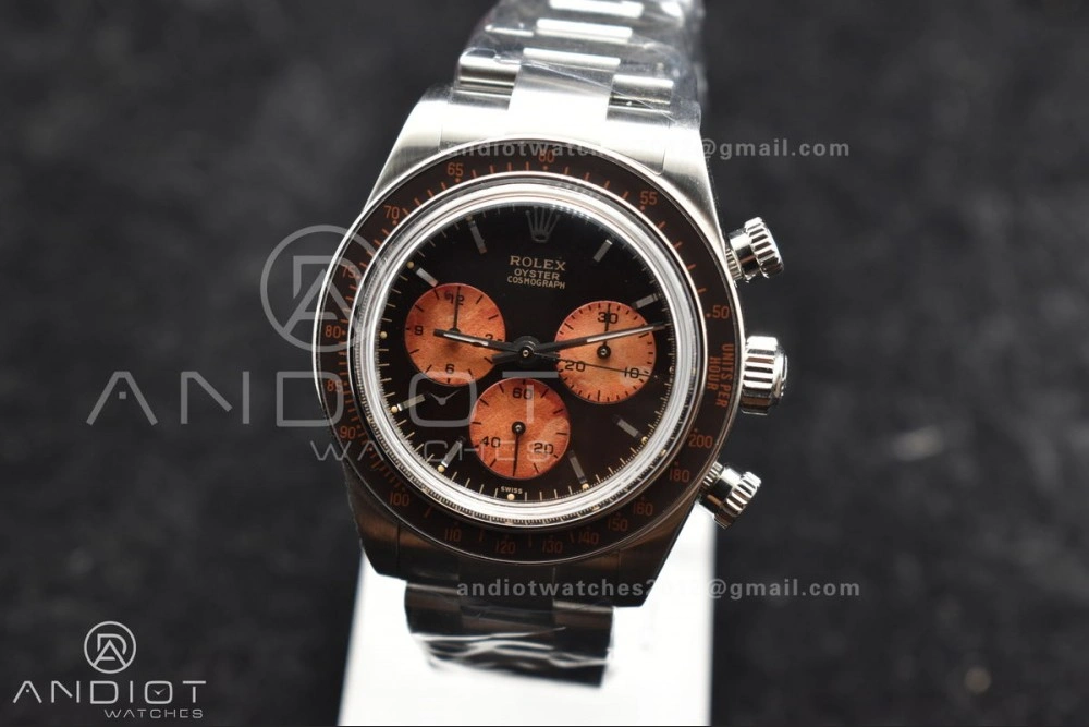 Daytona SS ADGF Best Edition Black Orange Dial on SS Bracelet A7750