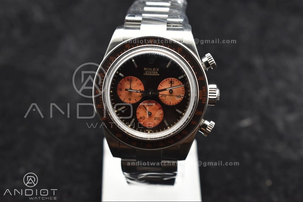 Daytona SS ADGF Best Edition Black Orange Dial on SS Bracelet A7750