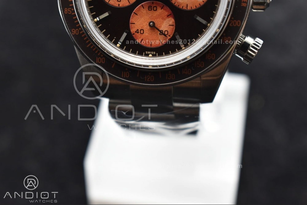 Daytona SS ADGF Best Edition Black Orange Dial on SS Bracelet A7750