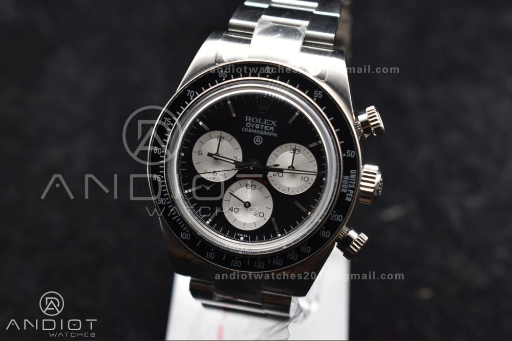 Daytona SS ADGF Best Edition Black White Dial on SS Bracelet A7750