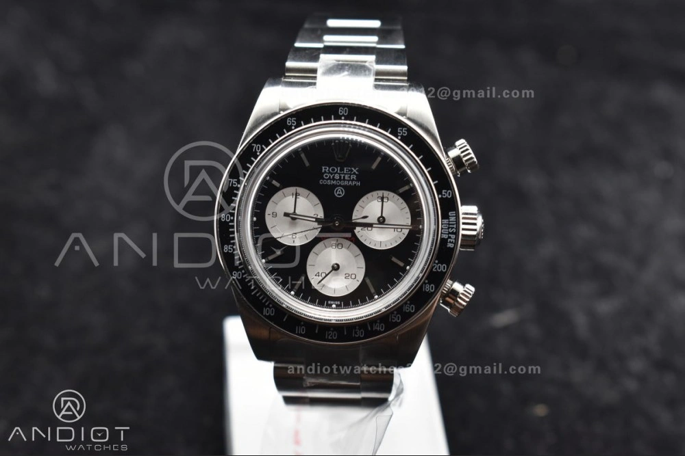 Daytona SS ADGF Best Edition Black White Dial on SS Bracelet A7750