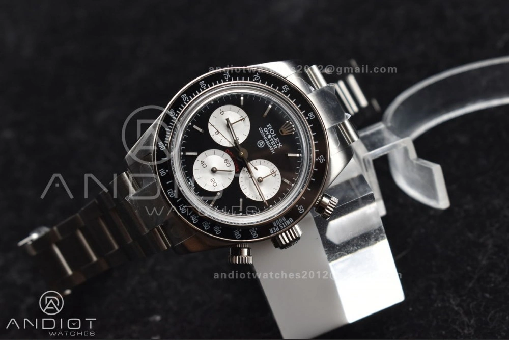 Daytona SS ADGF Best Edition Black White Dial on SS Bracelet A7750