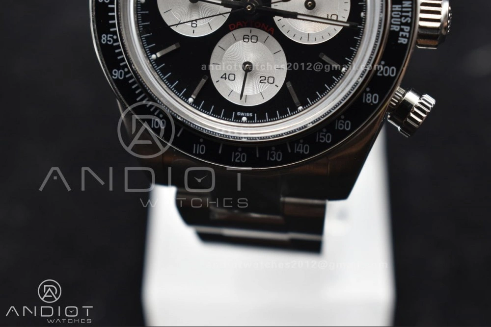 Daytona SS ADGF Best Edition Black White Dial on SS Bracelet A7750