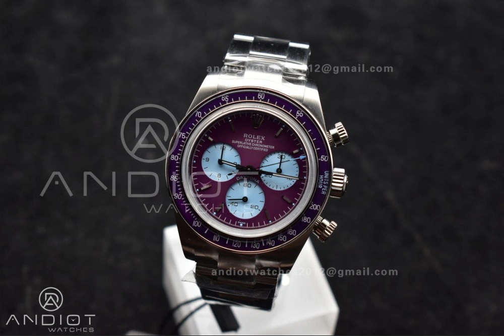 Daytona Scona SS ADGF Best Edition Purple Dial on SS Bracelet SA4130