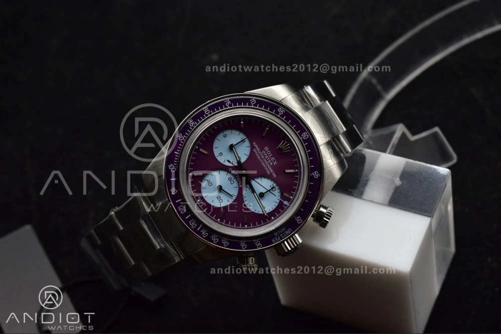 Daytona Scona SS ADGF Best Edition Purple Dial on SS Bracelet SA4130