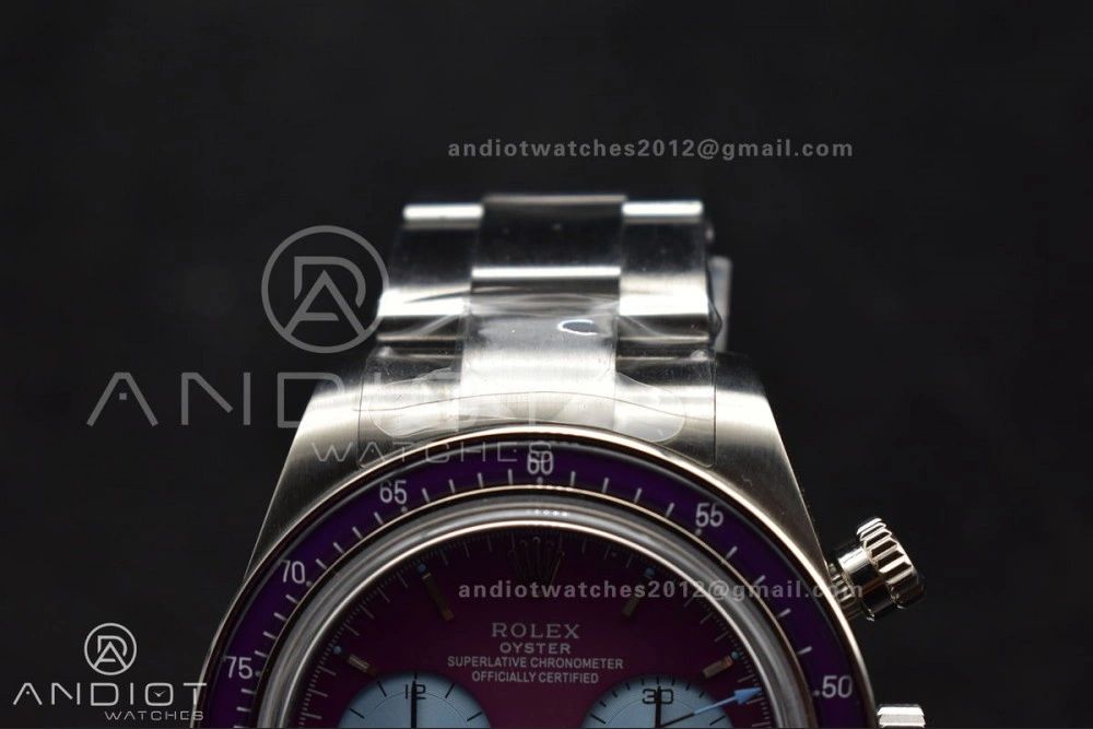 Daytona Scona SS ADGF Best Edition Purple Dial on SS Bracelet SA4130