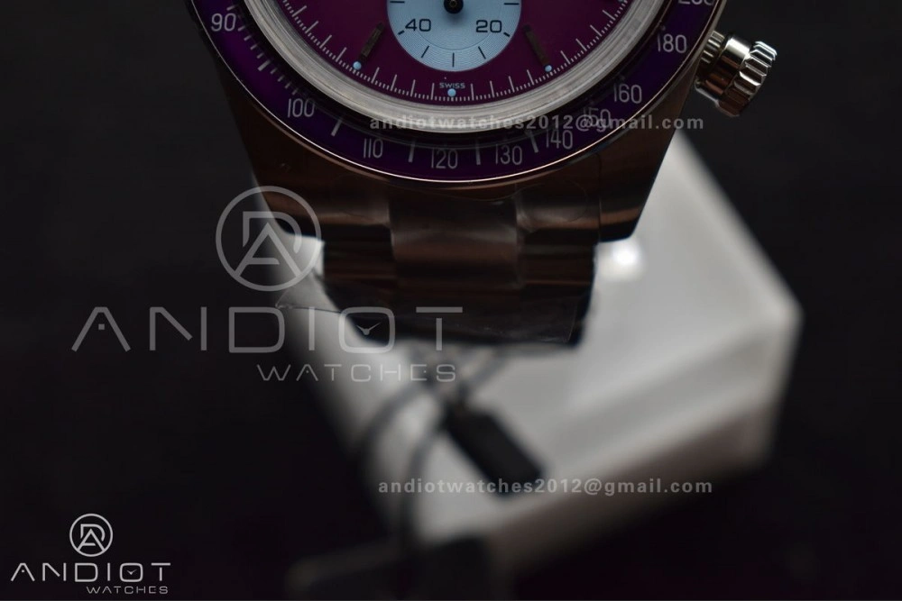 Daytona Scona SS ADGF Best Edition Purple Dial on SS Bracelet SA4130
