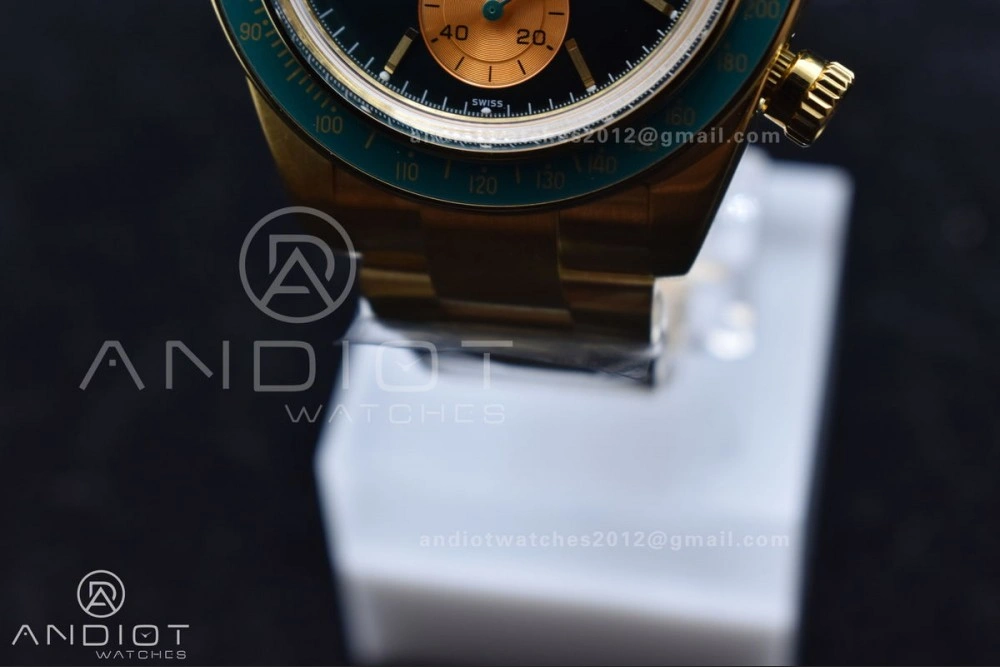 Daytona YG ADGF Best Edition Green YG Dial on YG Bracelet A7750