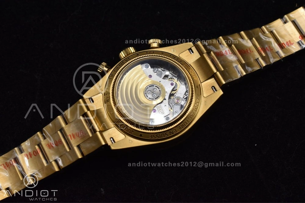 Daytona YG ADGF Best Edition YG Black Dial on YG Bracelet A7750