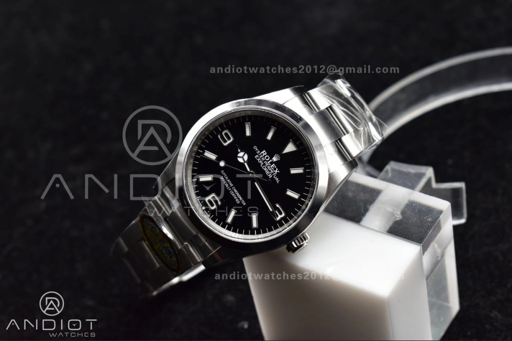 Explorer 124270 36mm 904L Steel Clean 1:1 Best Edition Black Dial on SS Bracelet VR3230
