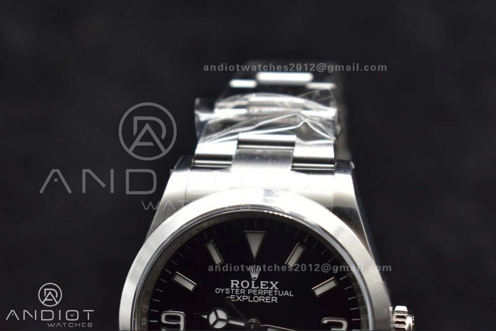 Explorer 124270 36mm 904L Steel Clean 1:1 Best Edition Black Dial on SS Bracelet VR3230
