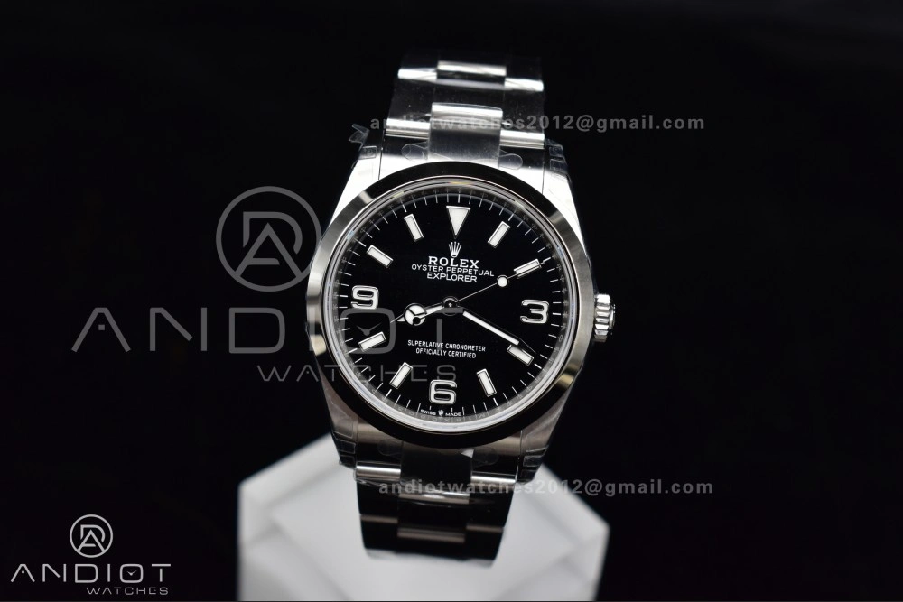 Explorer 124270 36mm 904L Steel VSF 1:1 Best Edition Black Dial on SS Bracelet DD3230