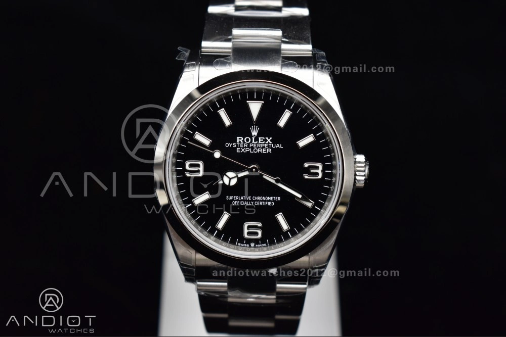 Explorer 124270 36mm 904L Steel VSF 1:1 Best Edition Black Dial on SS Bracelet DD3230