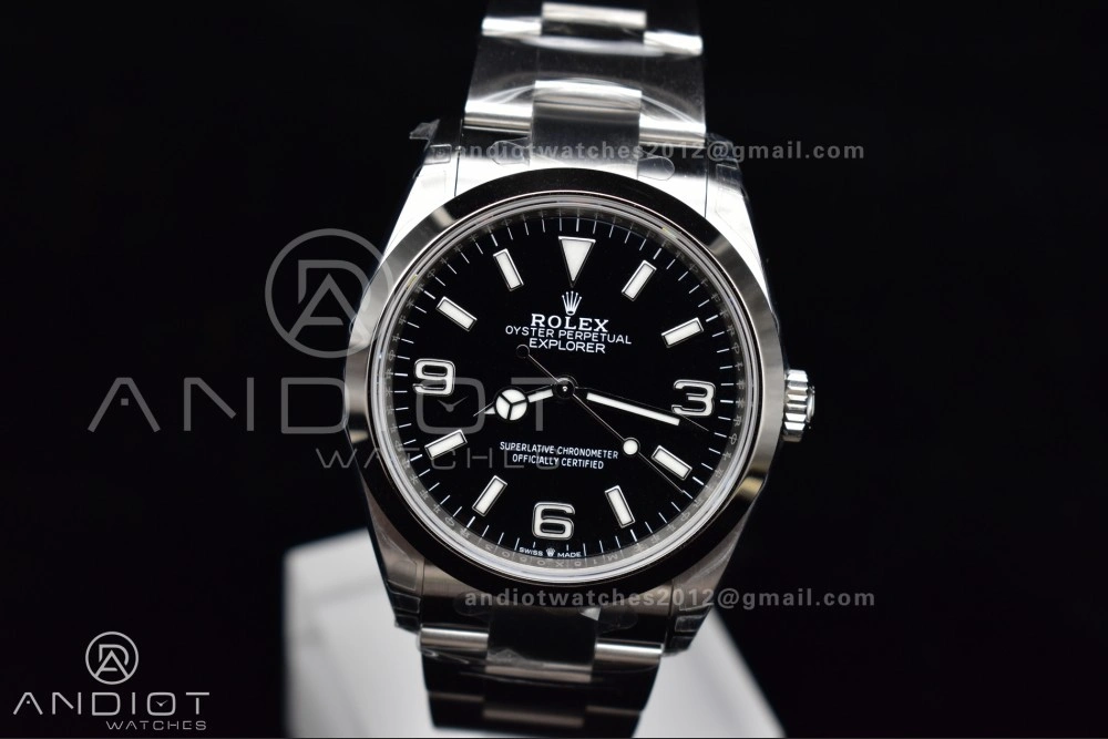Explorer 124270 36mm 904L Steel VSF 1:1 Best Edition Black Dial on SS Bracelet DD3230