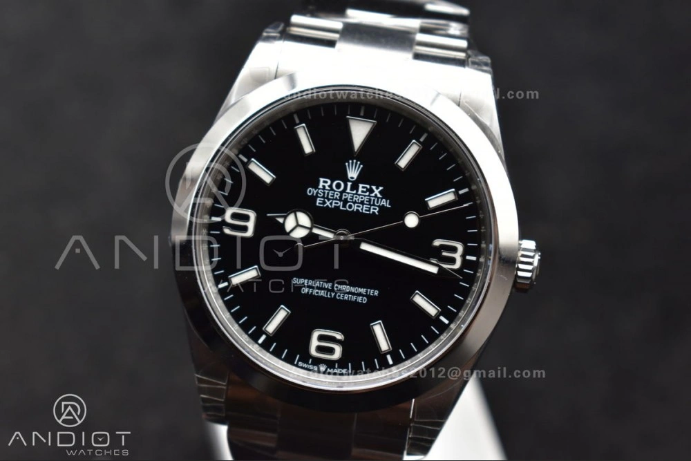 Explorer 224270 40mm 904L SS VSF 1:1 Best Edition Black Dial on 904L SS Bracelet VS3230