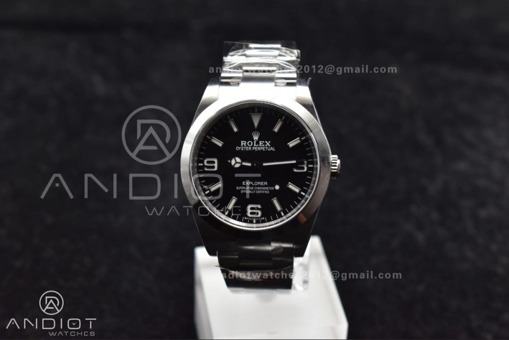 Explorer I 214270 39mm Clean 1:1 Best Edition Black Dial on SS Bracelet VR3132