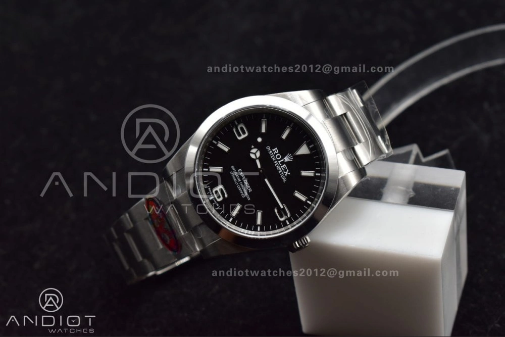 Explorer I 214270 39mm Clean 1:1 Best Edition Black Dial on SS Bracelet VR3132