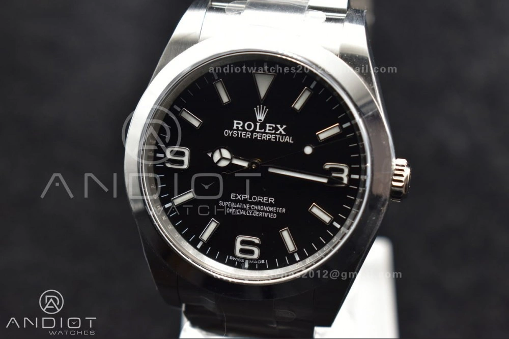Explorer I 214270 39mm Clean 1:1 Best Edition Black Dial on SS Bracelet VR3132