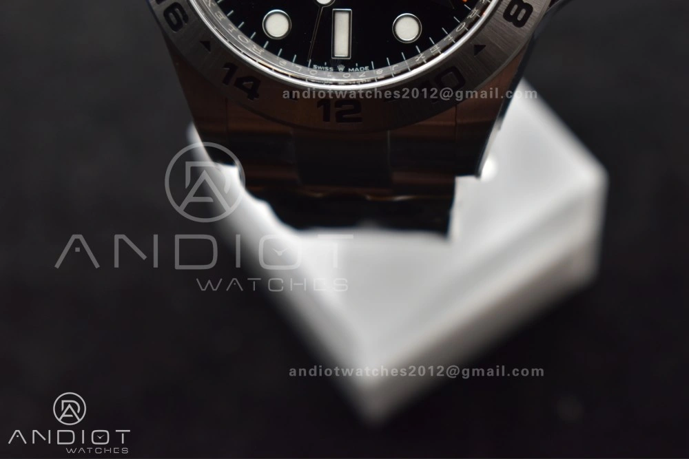 Explorer II 42mm 226570 904L SS Clean 1:1 Best Edition Black Dial on Bracelet DD3285