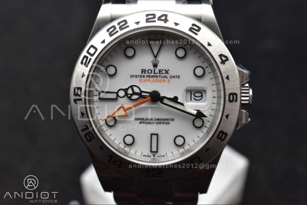Explorer II 42mm 226570 904L SS Clean 1:1 Best Edition White Dial on Bracelet DD3285 CHS