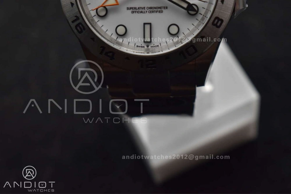 Explorer II 42mm 226570 904L SS Clean 1:1 Best Edition White Dial on Bracelet DD3285 CHS