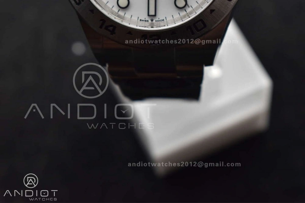 Explorer II 42mm 226570 904L SS Clean 1:1 Best Edition White Dial on Bracelet DD3285 CHS