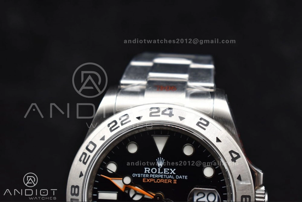 Explorer II 42mm 226570 Black 904L SS GMF 1:1 Best Edition Black Dial on Bracelet VR3285 CHS