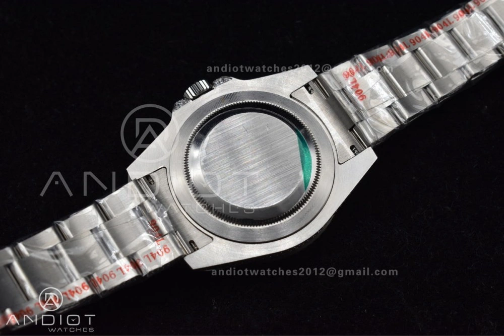 GMT 40mm Full Diamonds SS AMGF Best Edition Diamond Dial On Bracelet On VR3186