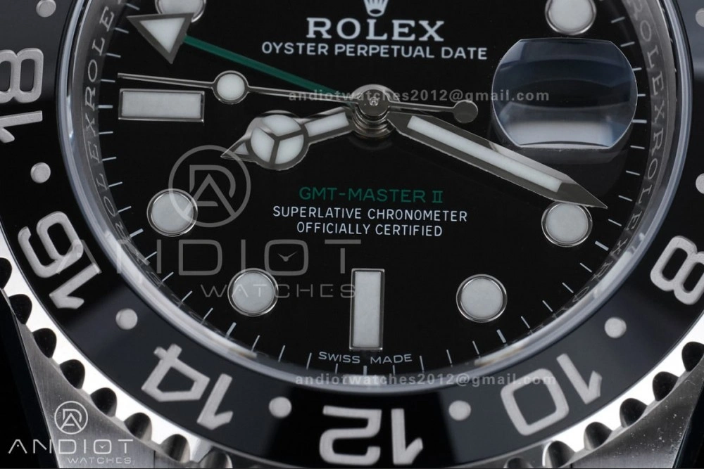 GMT Master II 116710 LN 904L SS ARF 1:1 Best Edition on Jubilee Bracelet New SH3285 V2