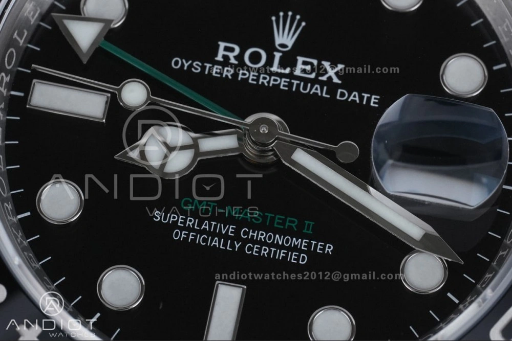 GMT Master II 116710 LN 904L SS ARF 1:1 Best Edition on Jubilee Bracelet New SH3285 V2