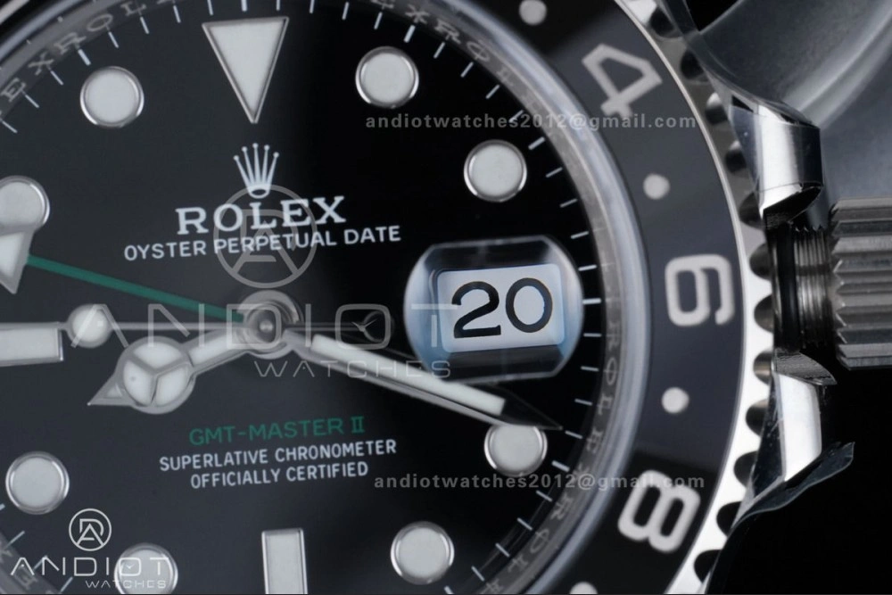 GMT Master II 116710 LN 904L SS ARF 1:1 Best Edition on Jubilee Bracelet New SH3285 V2