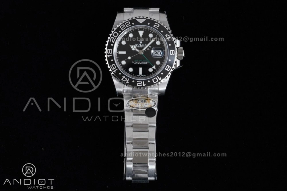 GMT Master II 116710 LN 904L SS ARF 1:1 Best Edition on Oyster Bracelet SH3285 V2