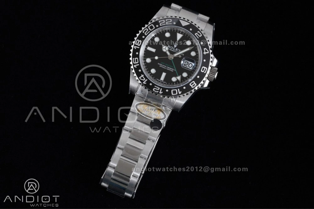 GMT Master II 116710 LN 904L SS ARF 1:1 Best Edition on Oyster Bracelet SH3285 V2