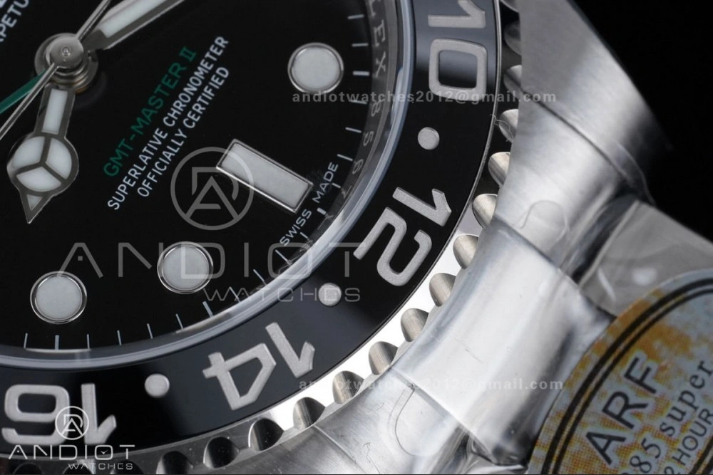 GMT Master II 116710 LN 904L SS ARF 1:1 Best Edition on Oyster Bracelet SH3285 V2