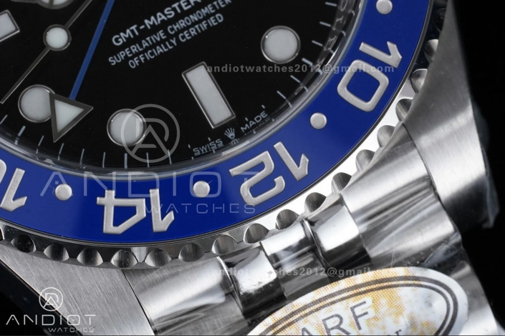 GMT Master II 126710 BLNR 904L SS ARF Batgirl 1:1 Best Edition New SH3285 On Jubilee Bracelet V2