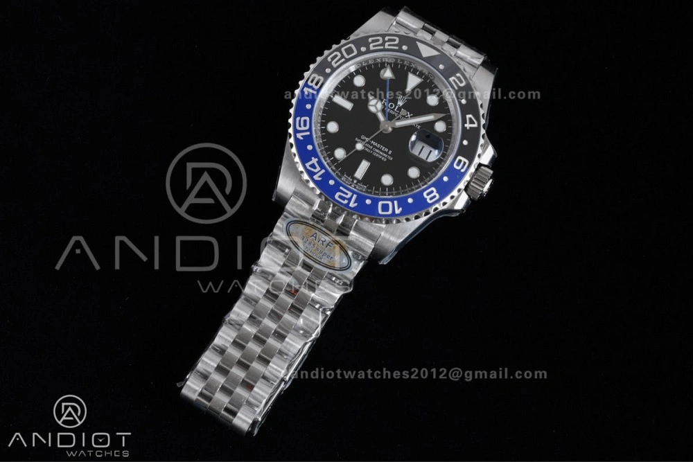 GMT Master II 126710 BLNR 904L SS ARF Batgirl 1:1 Best Edition New SH3285 On Jubilee Bracelet V2