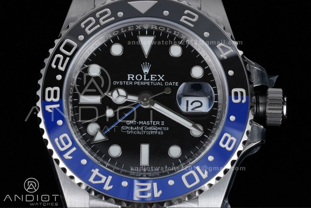 GMT Master II 126710 BLNR 904L SS ARF Batgirl 1:1 Best Edition New SH3285 On Jubilee Bracelet V2